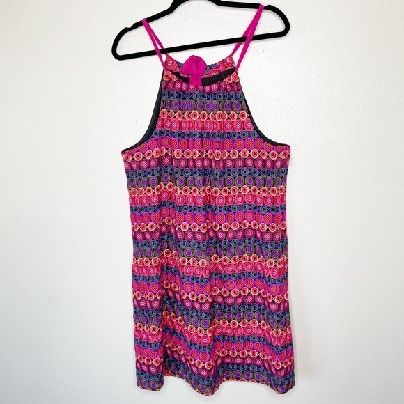 Trina Turk Roe Size 14 Multicolor Embroidered Dress - Picture 1 of 9